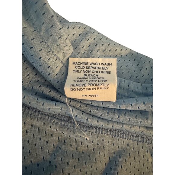 Abercrombie Skirt S Vintage Prep Blue Mesh Low Rise Retro 90s Mini Y2K - Picture 4 of 7